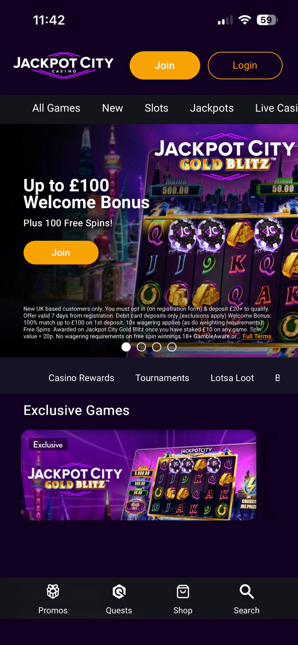 jackpotcity-exclusive-games