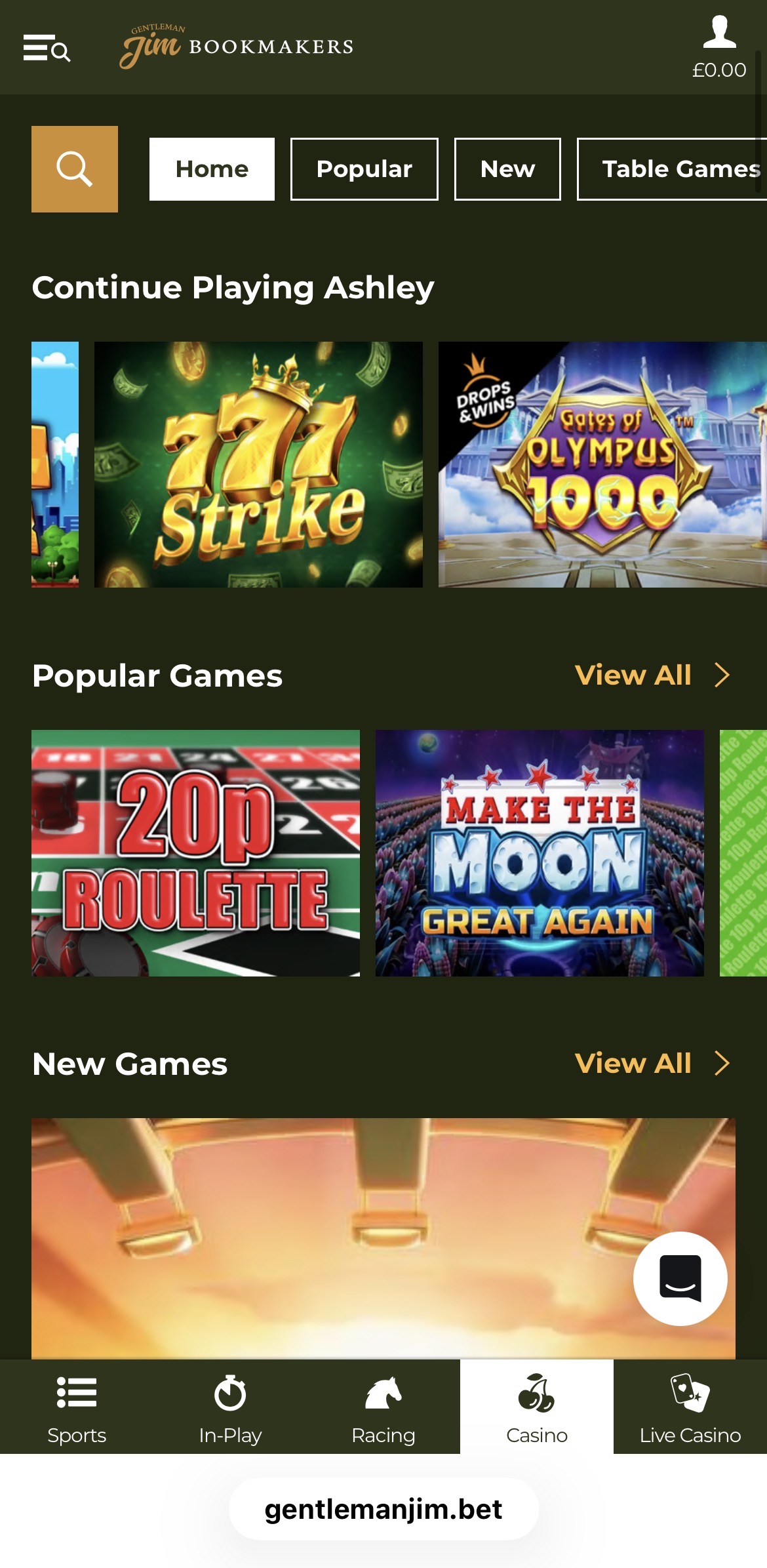 Gentleman Jim Casino
