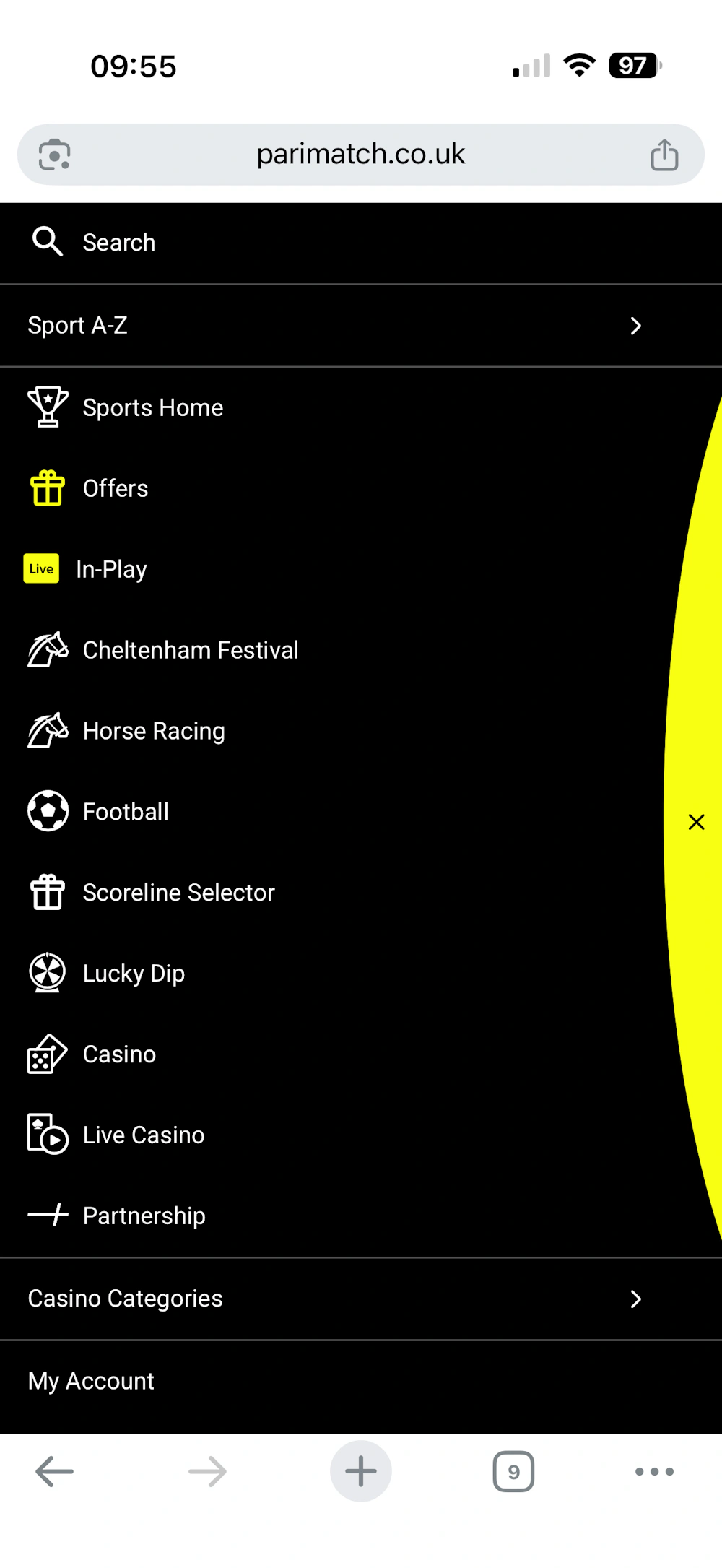 parimatch-menu