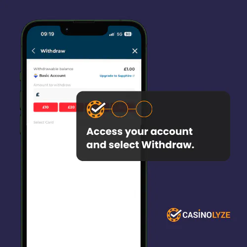 london bet withdrawal process step 1