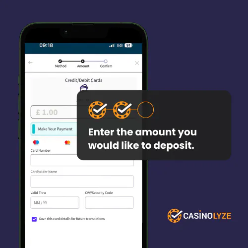 london bet deposit process step 2