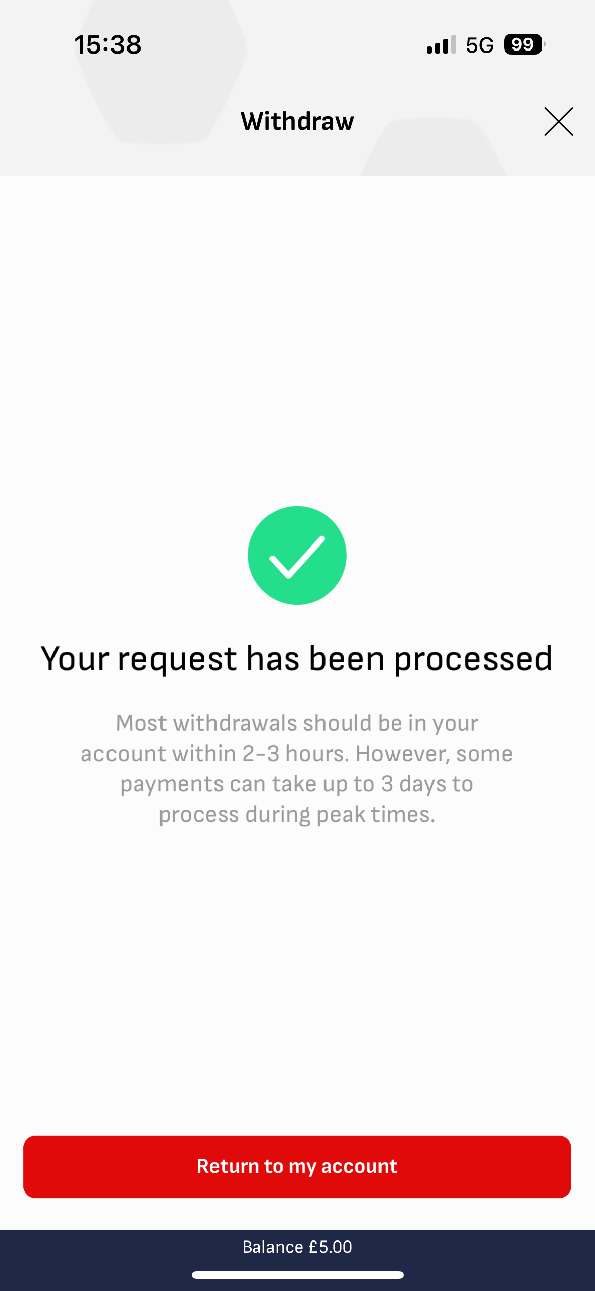 virgin bet withdrawal test request with apple pay