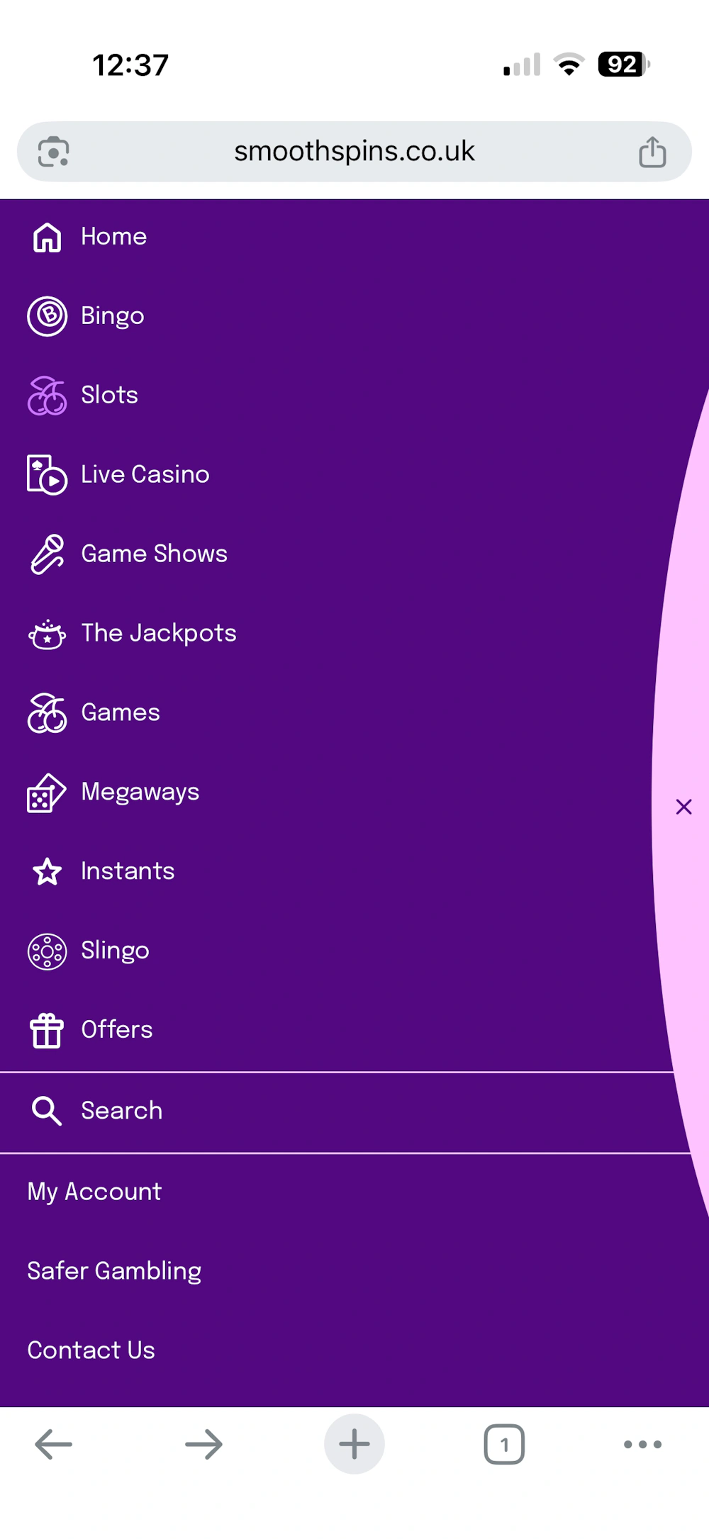 smoothspins-menu