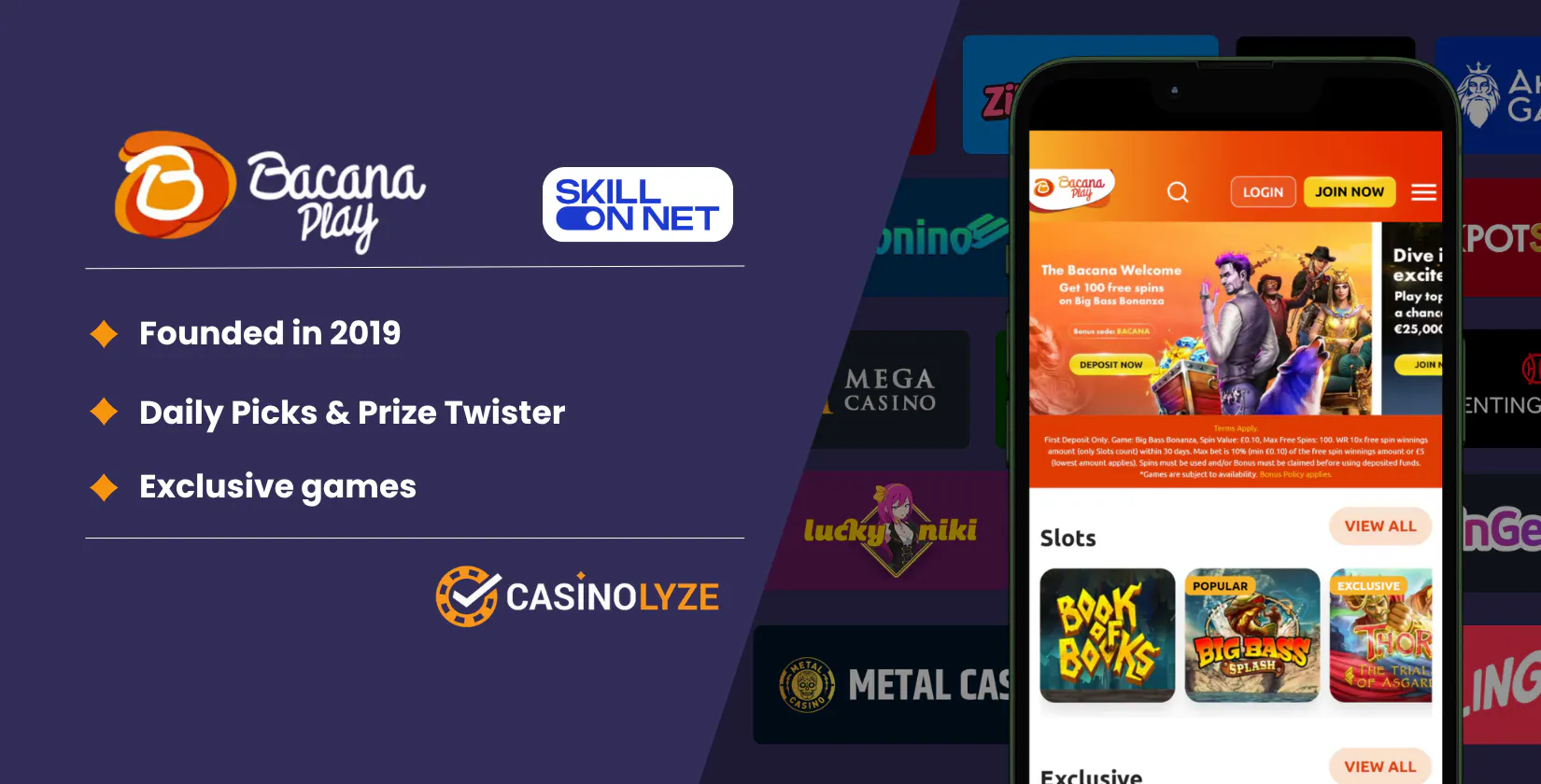 skill on net casinos: bacana play
