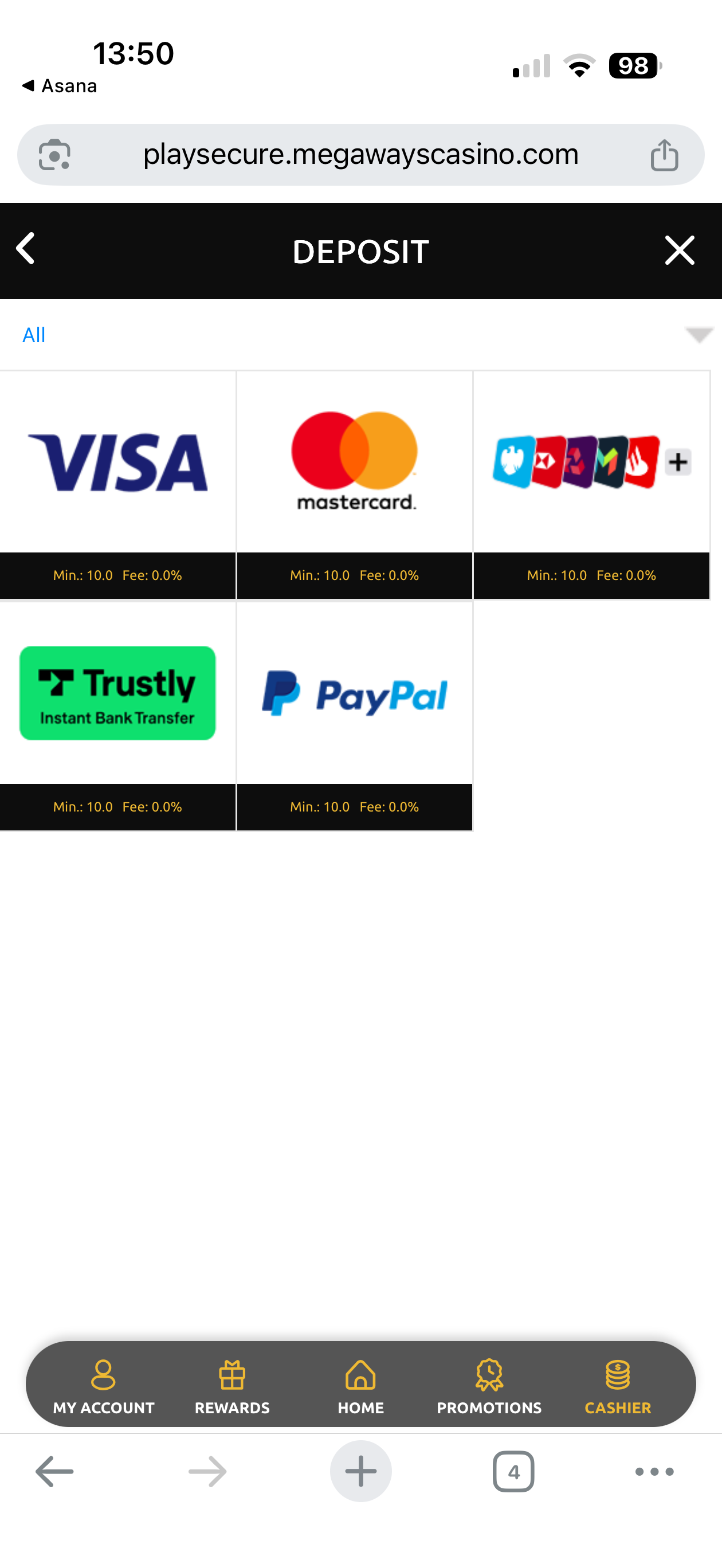 megawayscasino-deposit-methods