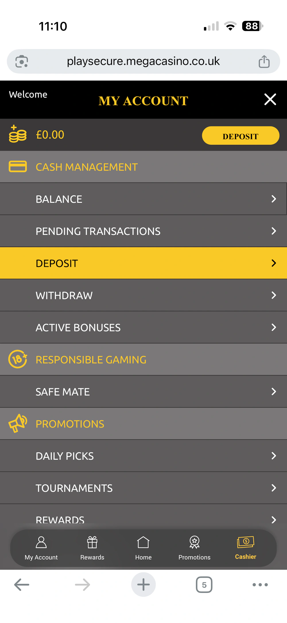 mega-casino-menu