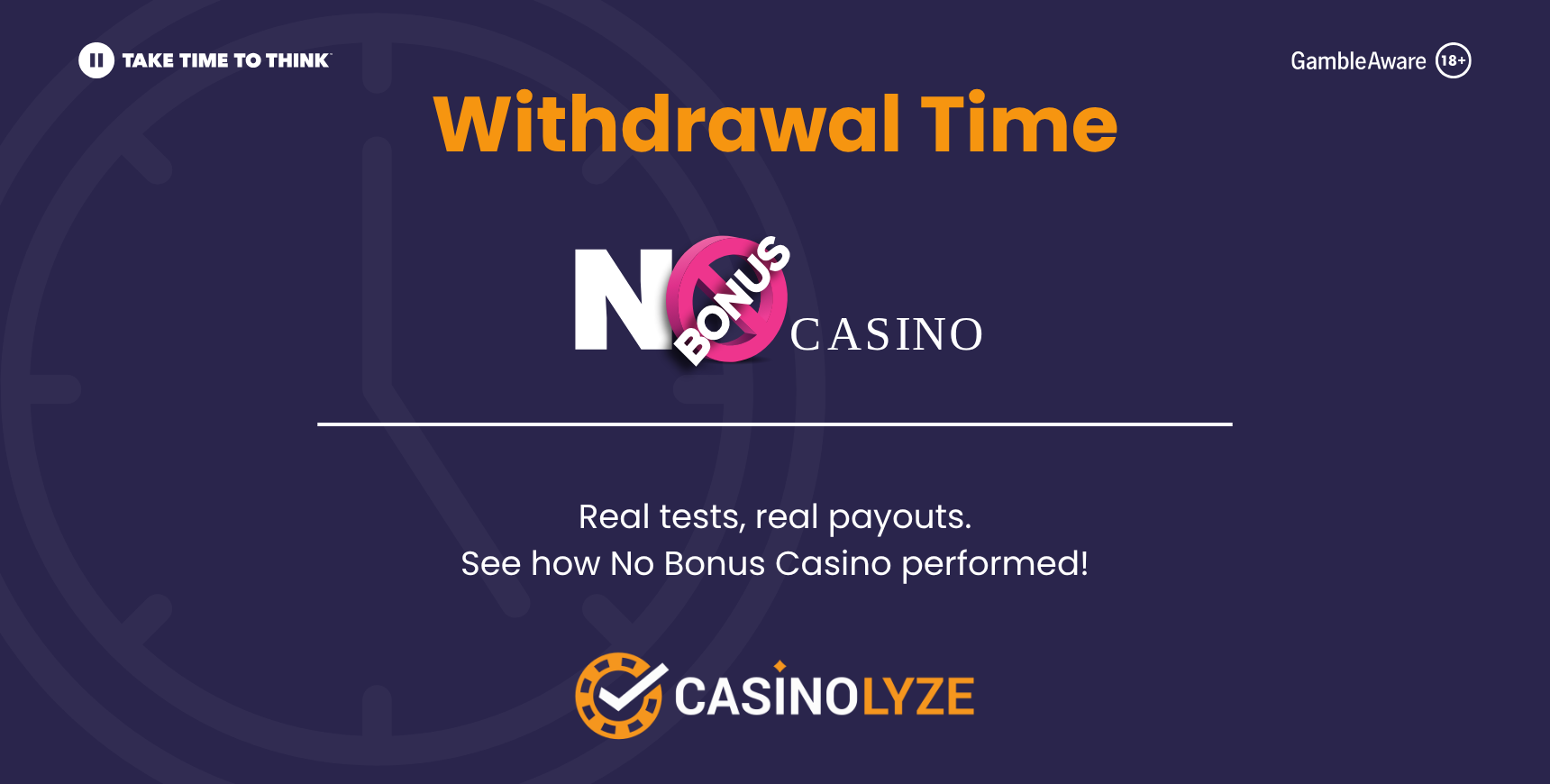 no bonus casino withdrawal time guide