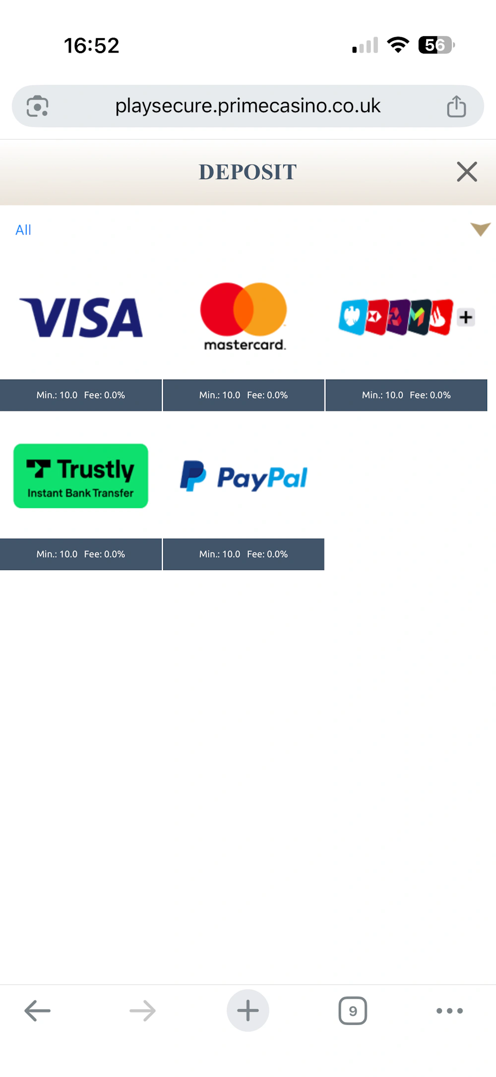 prime-casino-deposit-methods