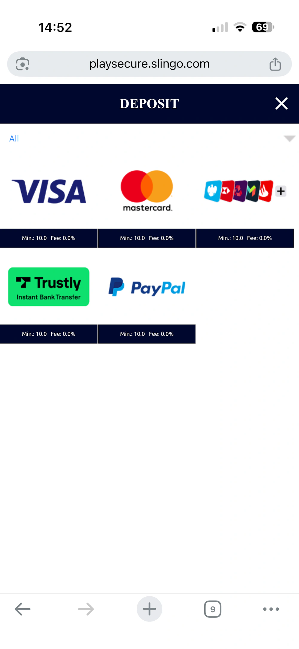 slingo-payment-methods