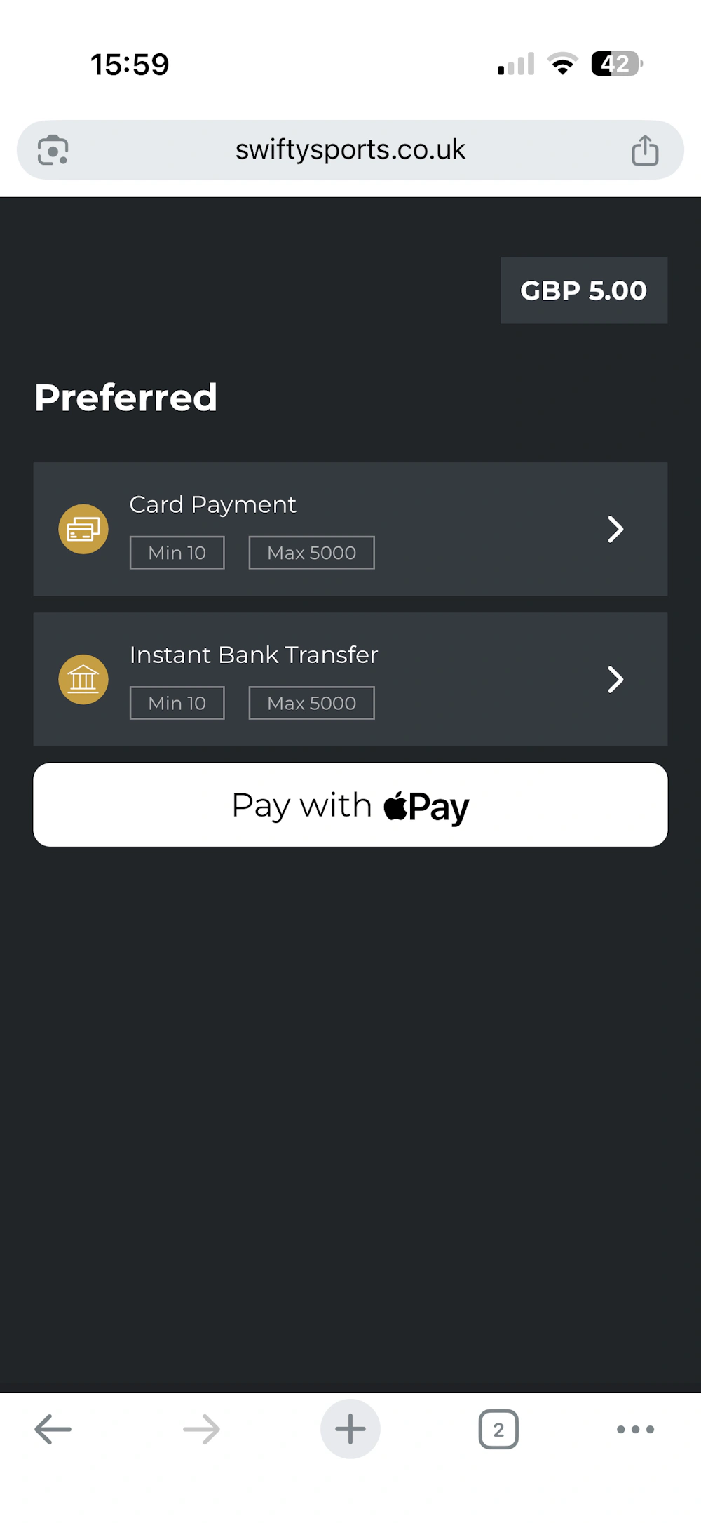 Swifty-payments