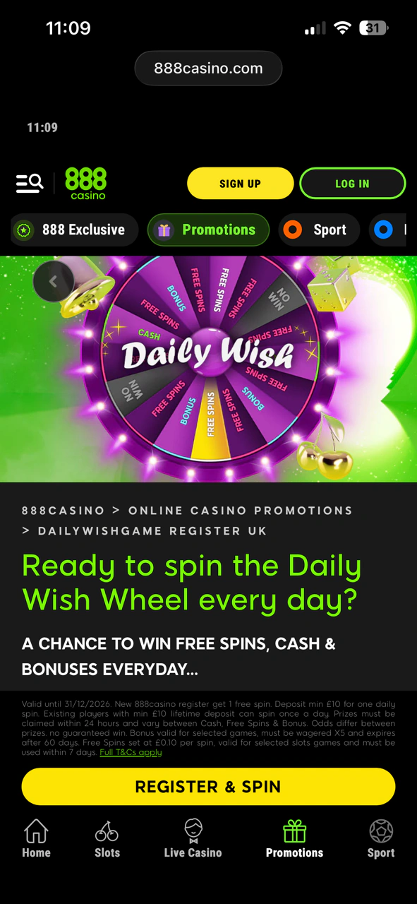 888 Casino Promo