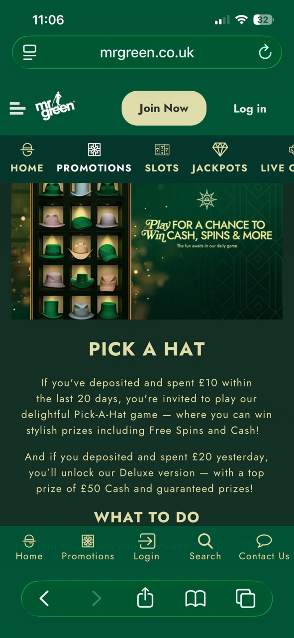 Mr green login