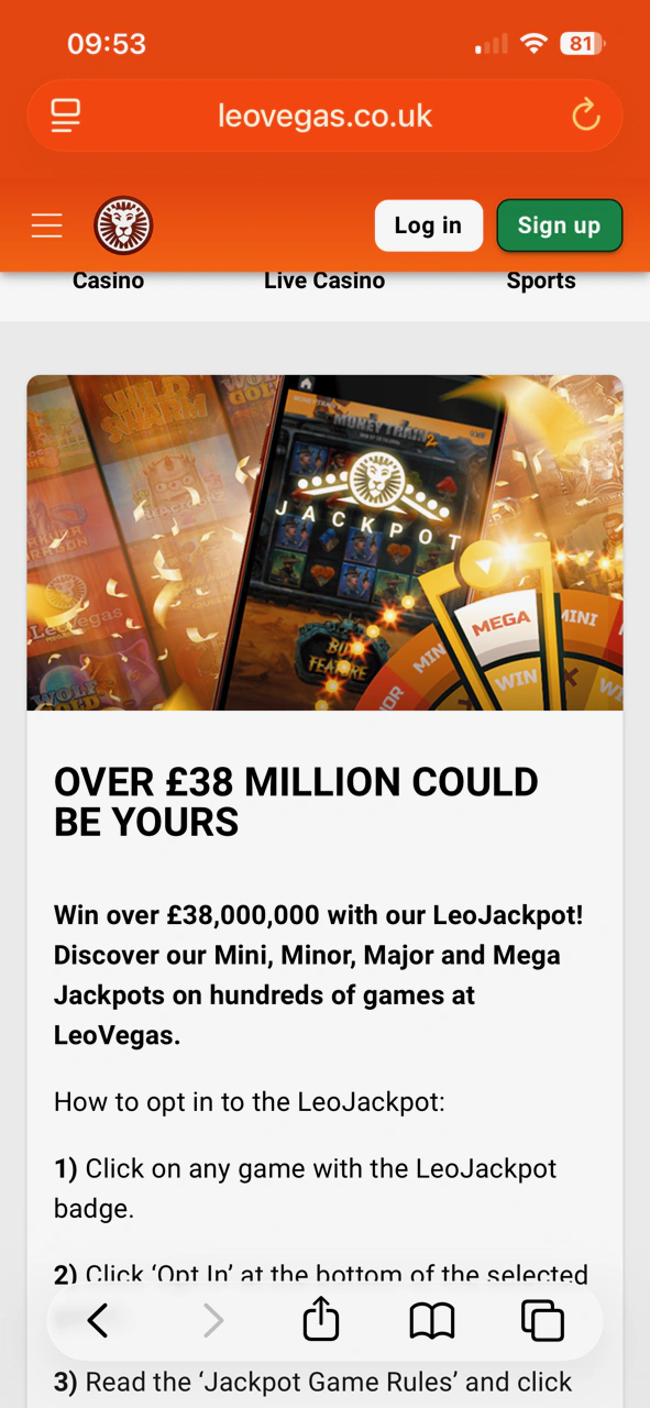 LeoVegas Promo
