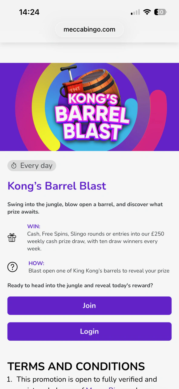 Mecca Bingo Promo