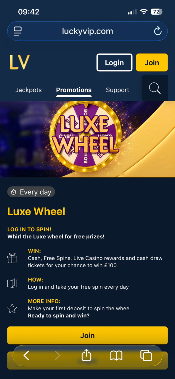 Lucky VIP Promo