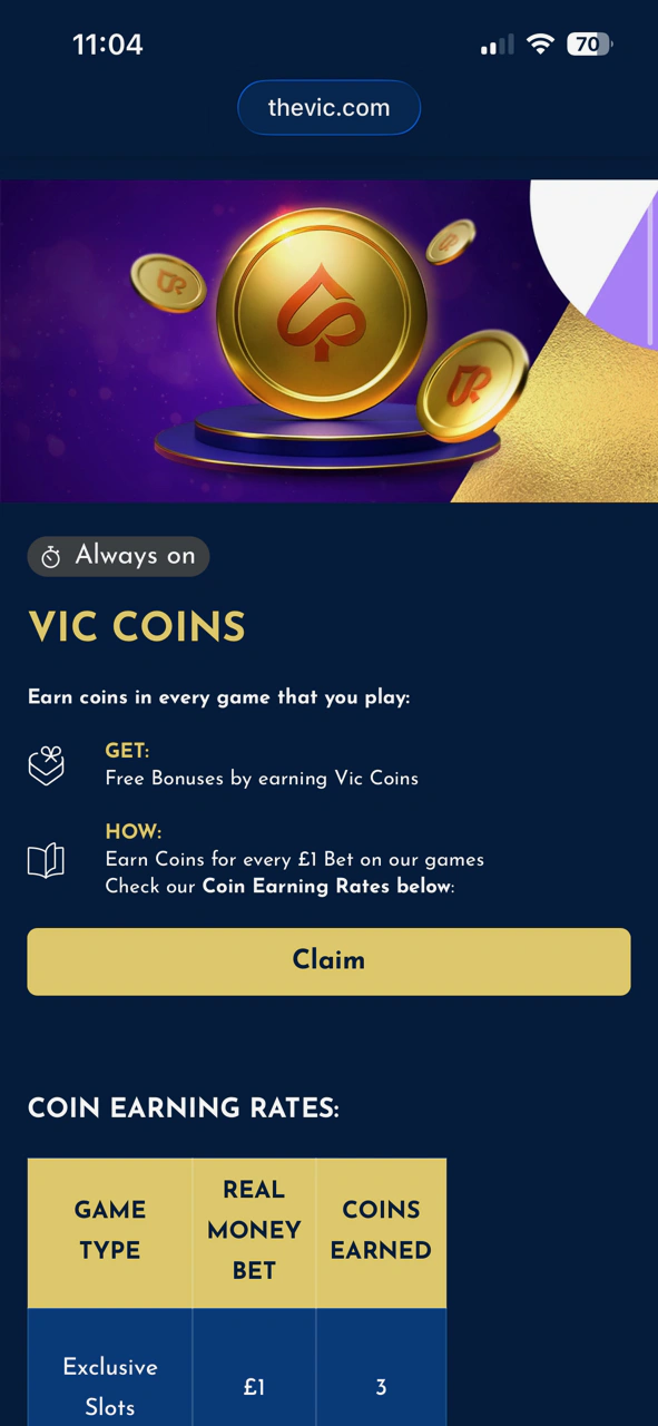 The Vic Promo