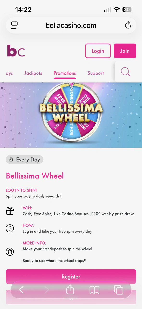 Bella Casino Promo