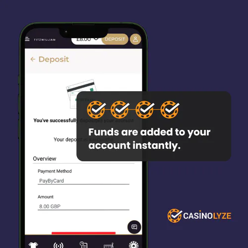 fitzbet deposit process step 4