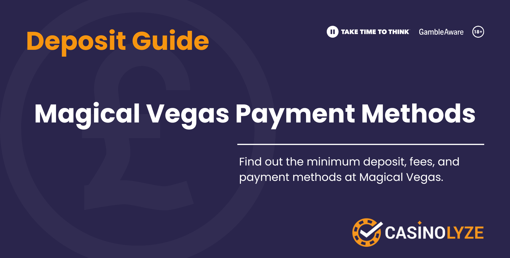 Magical Vegas deposit methods guide