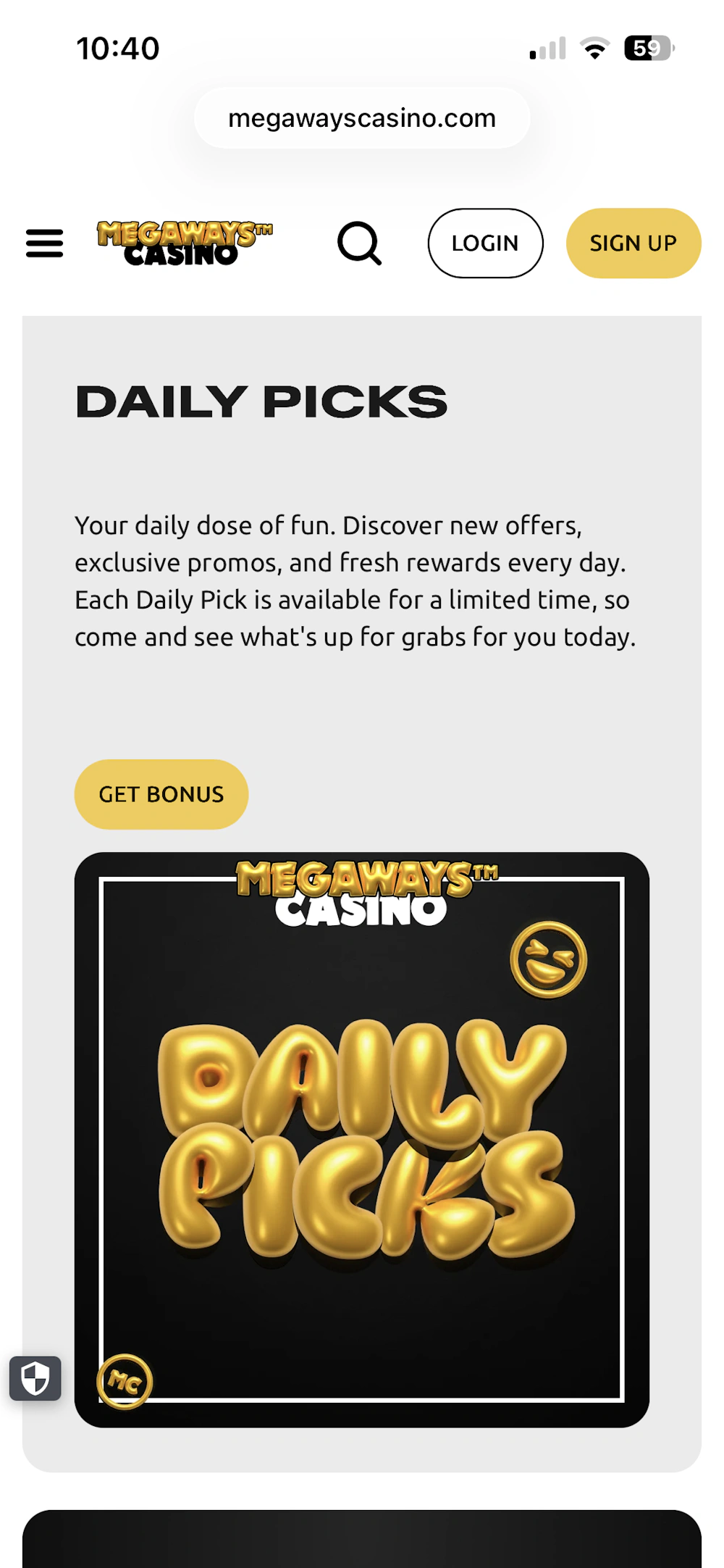 Megaways Casino Promo