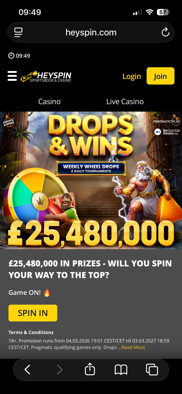 HeySpin Promo