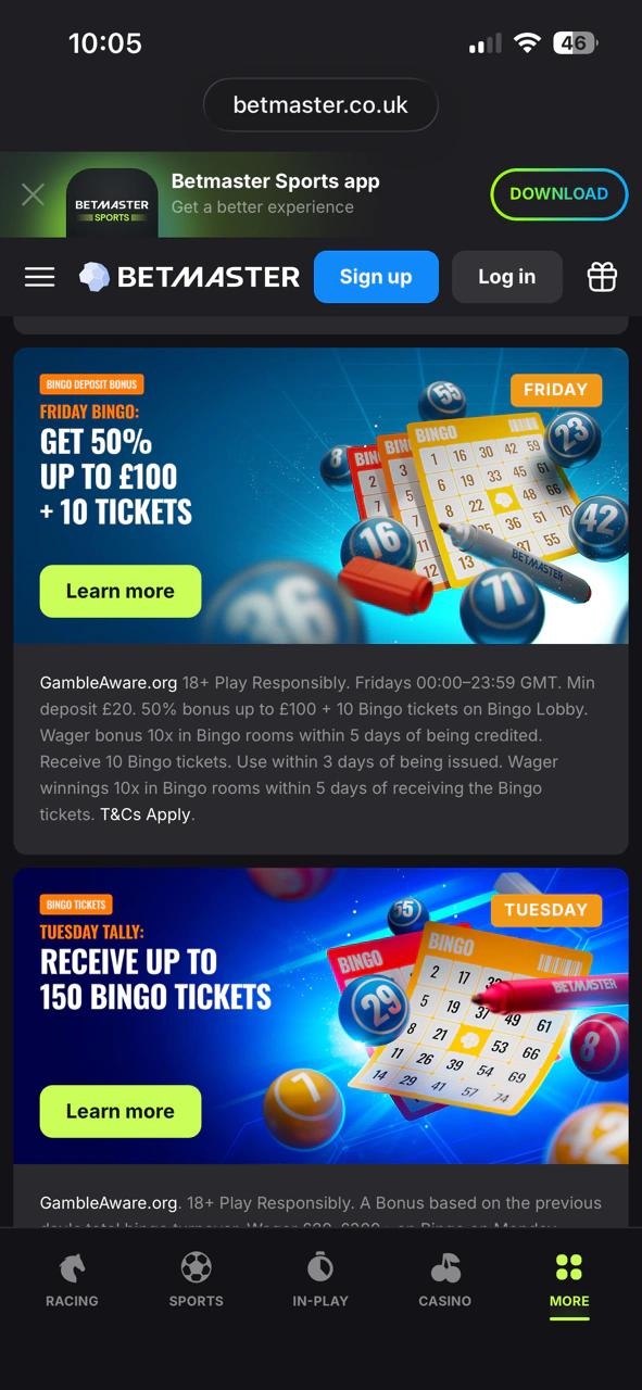 Betmaster Promo
