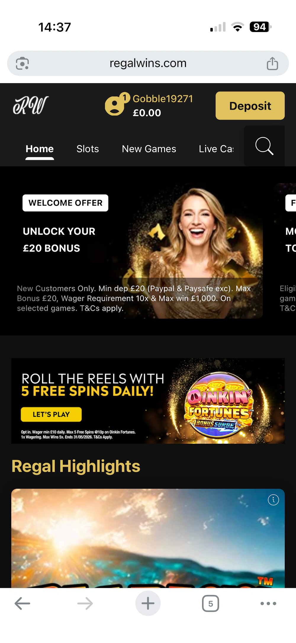 regal-wins-home