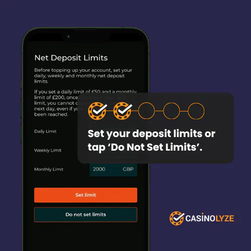 Setting deposit limits at Tigerbet