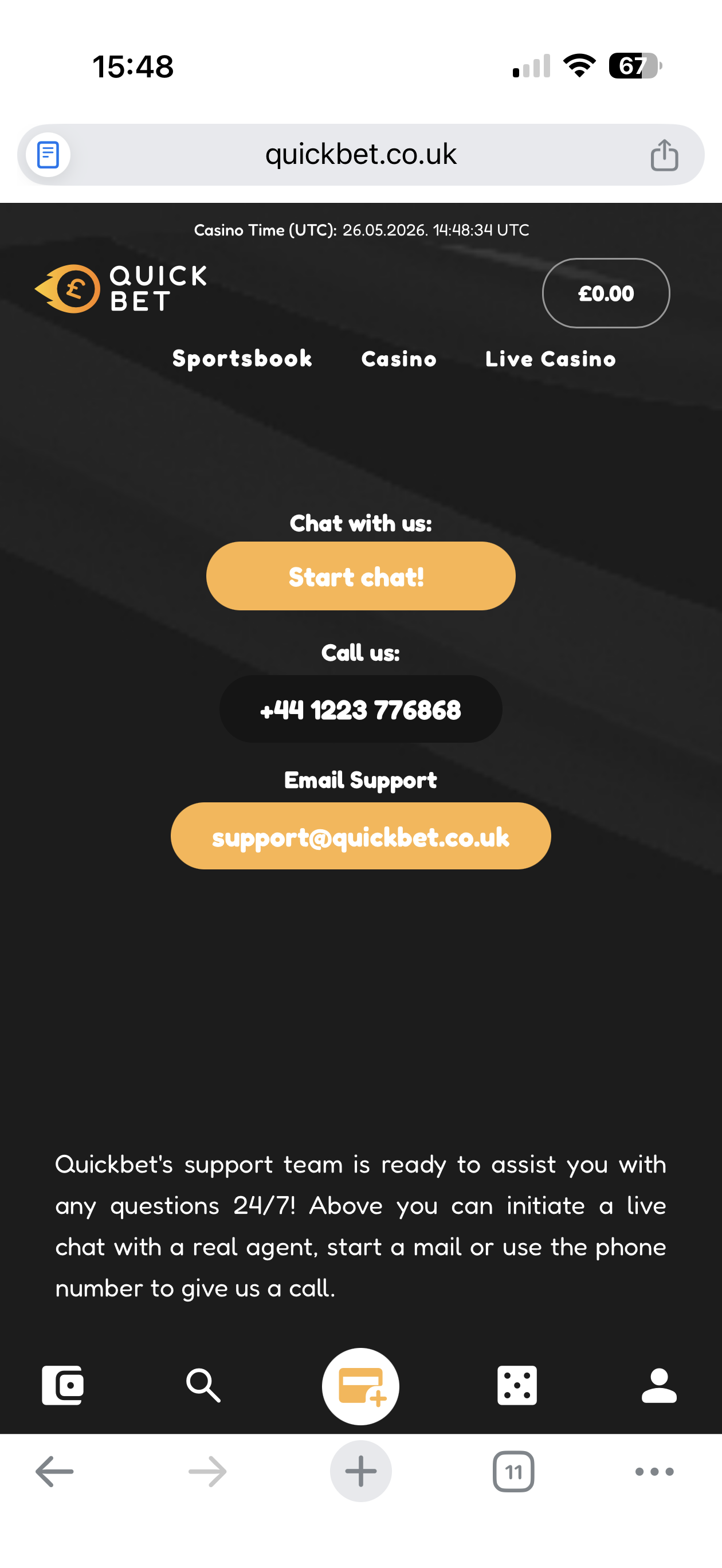 quickbet-support-channel