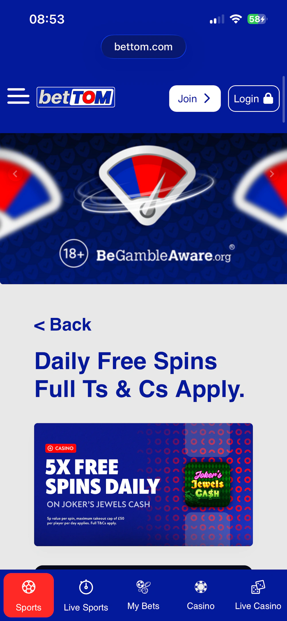 BetTom Promo