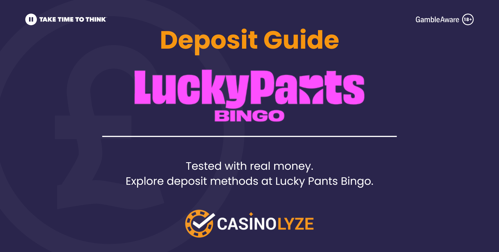 lucky pants bingo deposit guide