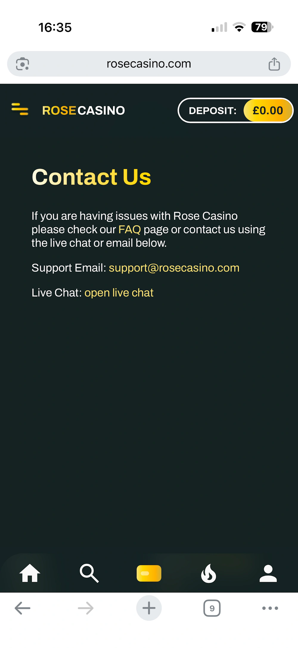 rosecasino-contact