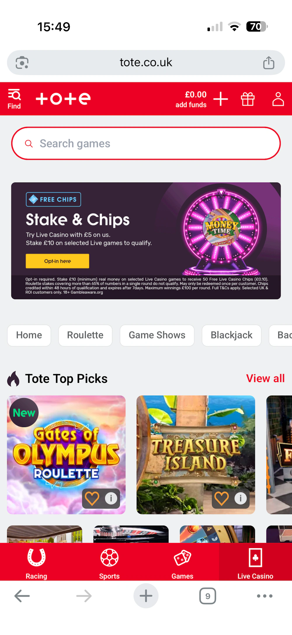 tote-live-casino