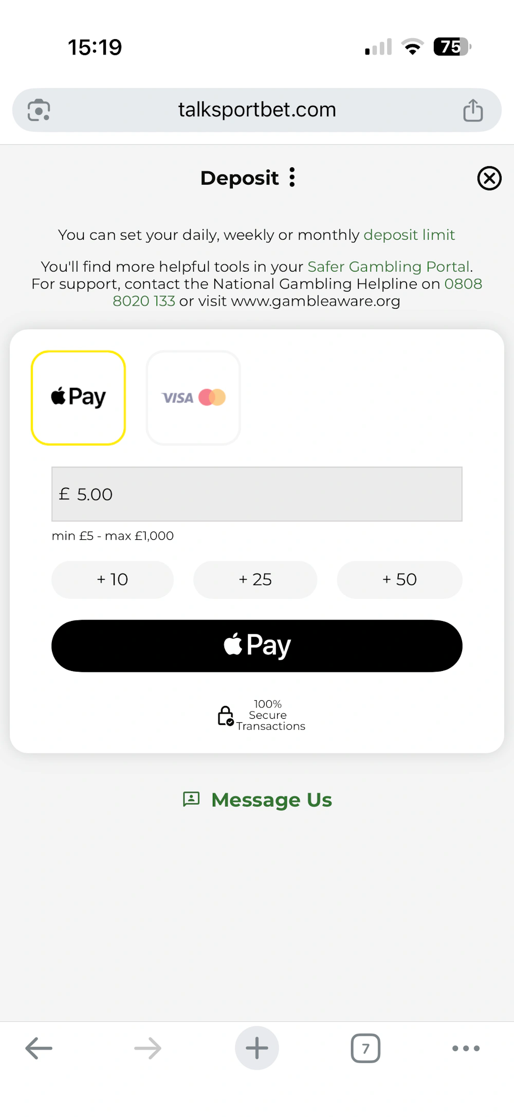talksportbet-payment