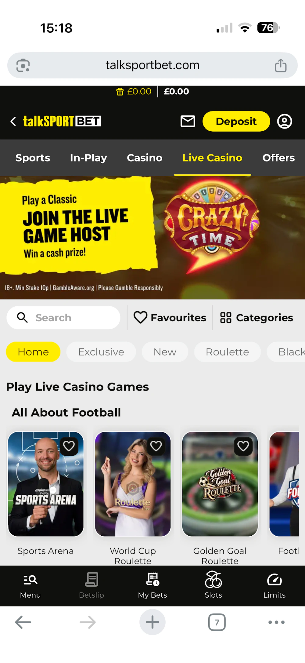 talksportbet-live-casino
