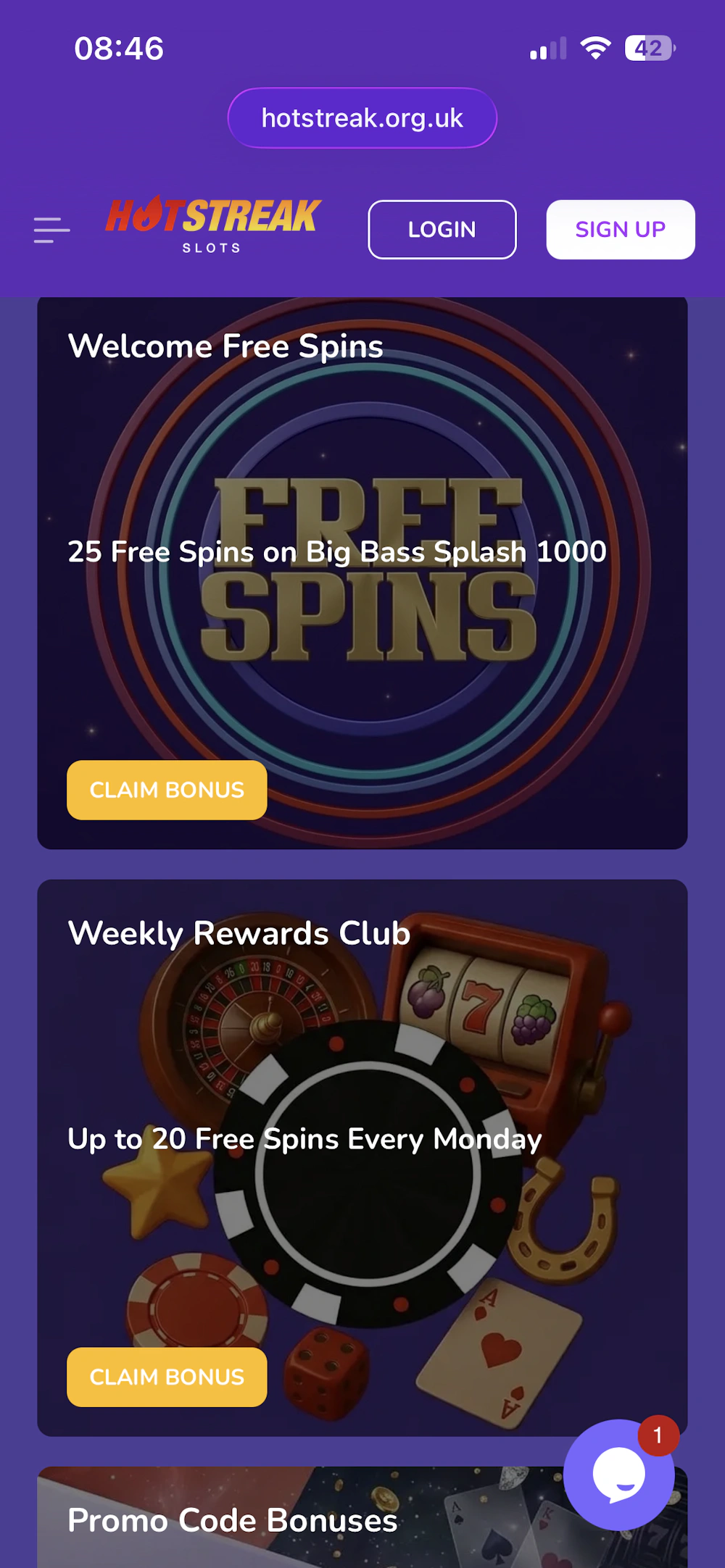 Hot Streak Casino Promo