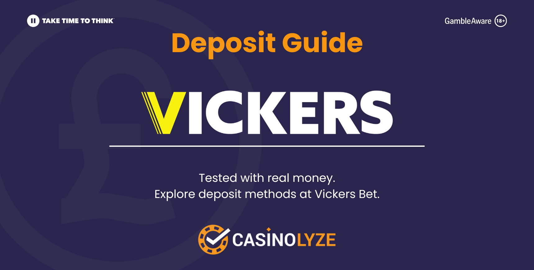 Vickers Bet deposit methods guide