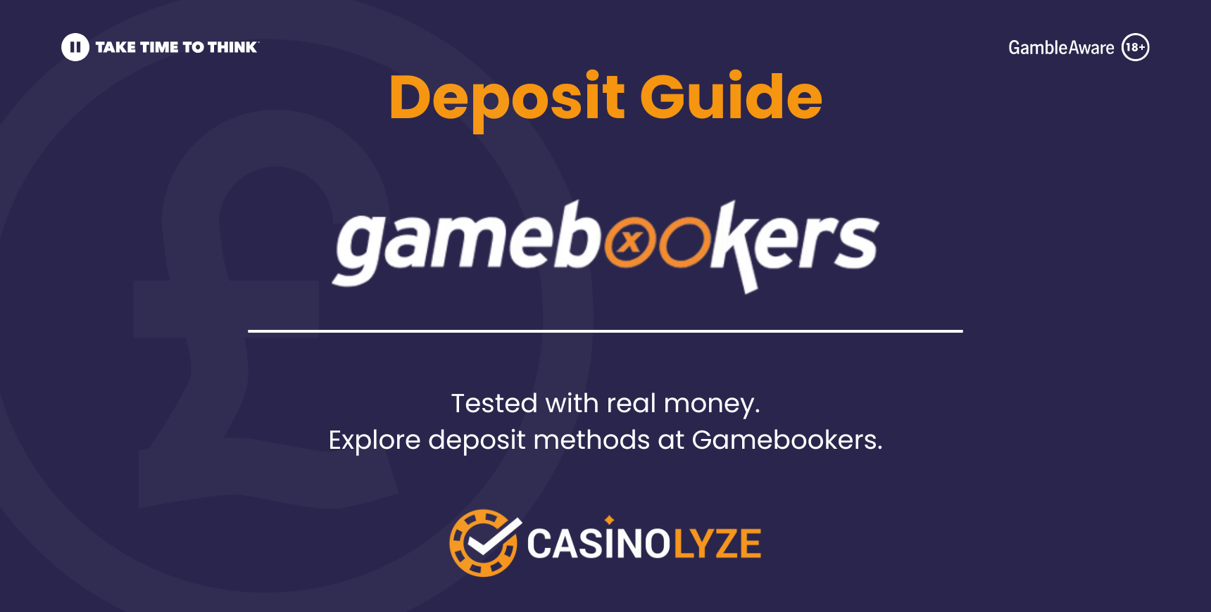 Gamebookers deposit methods guide