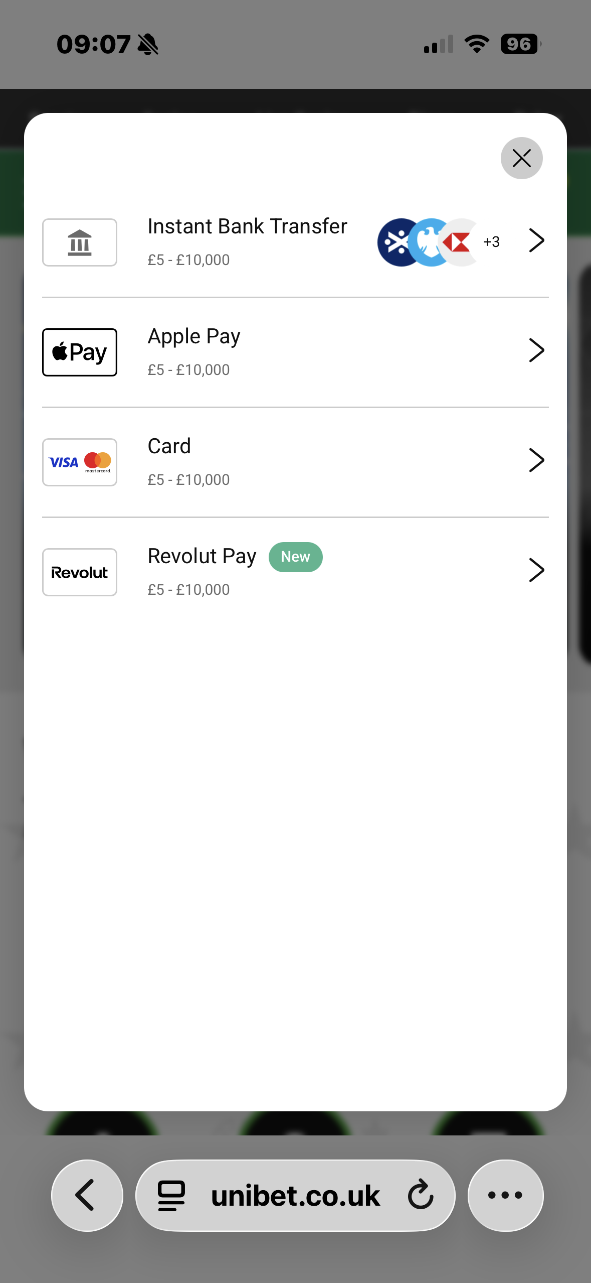 unibet payment methods june 2026