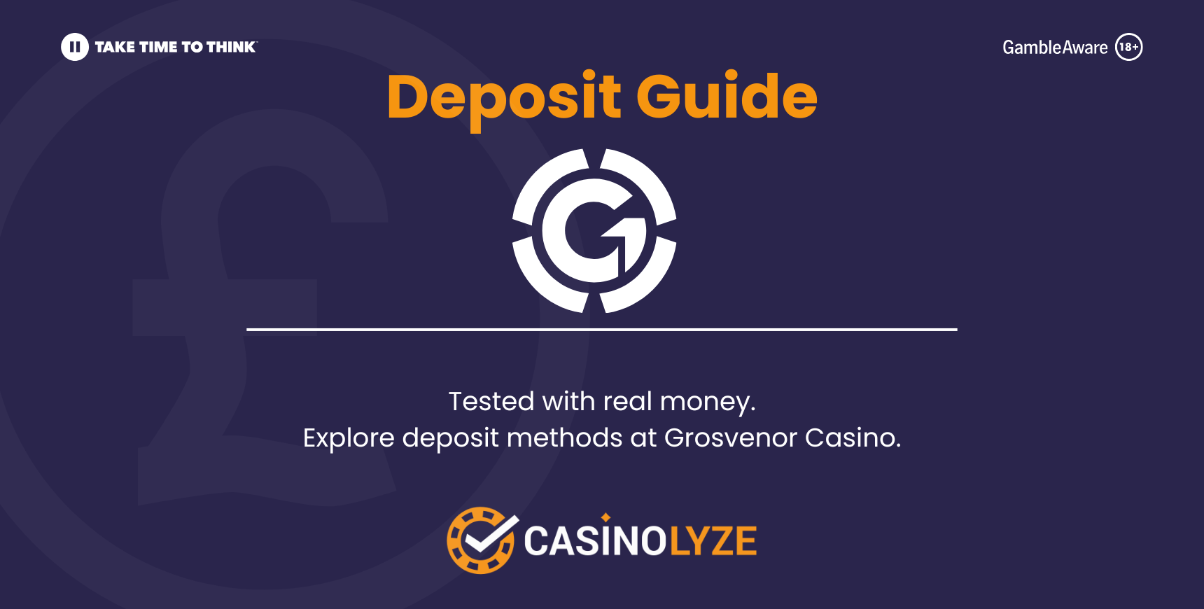 Grosvenor casino deposit methods guide