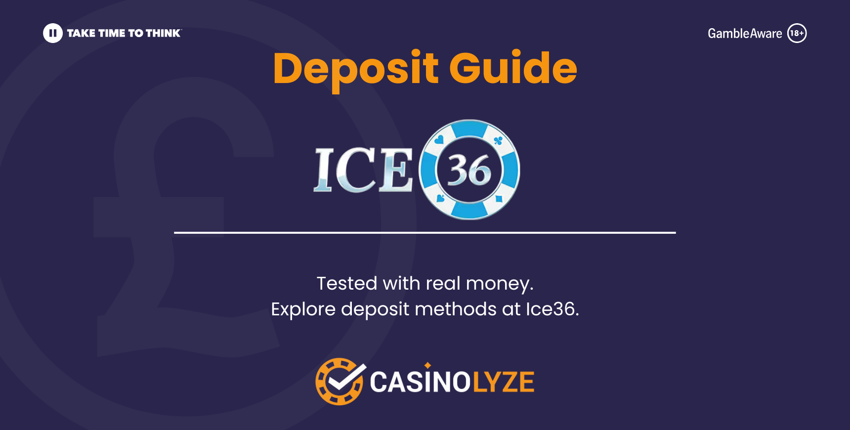 Ice36 deposit methods guide