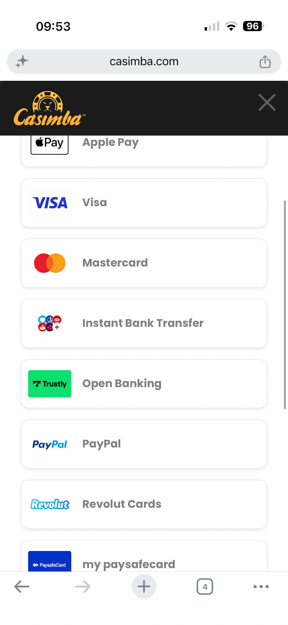 casimba-payments