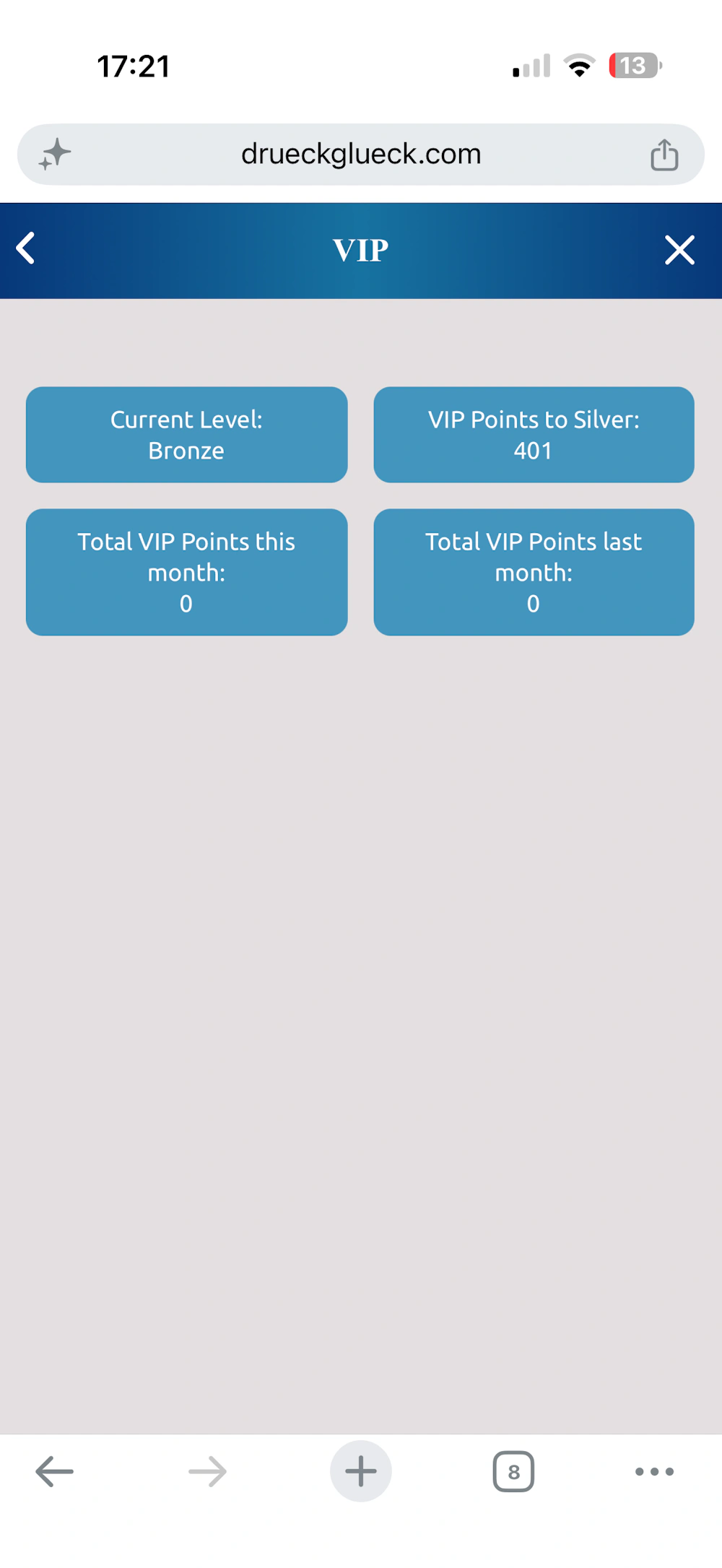 Drueckglueck VIP program