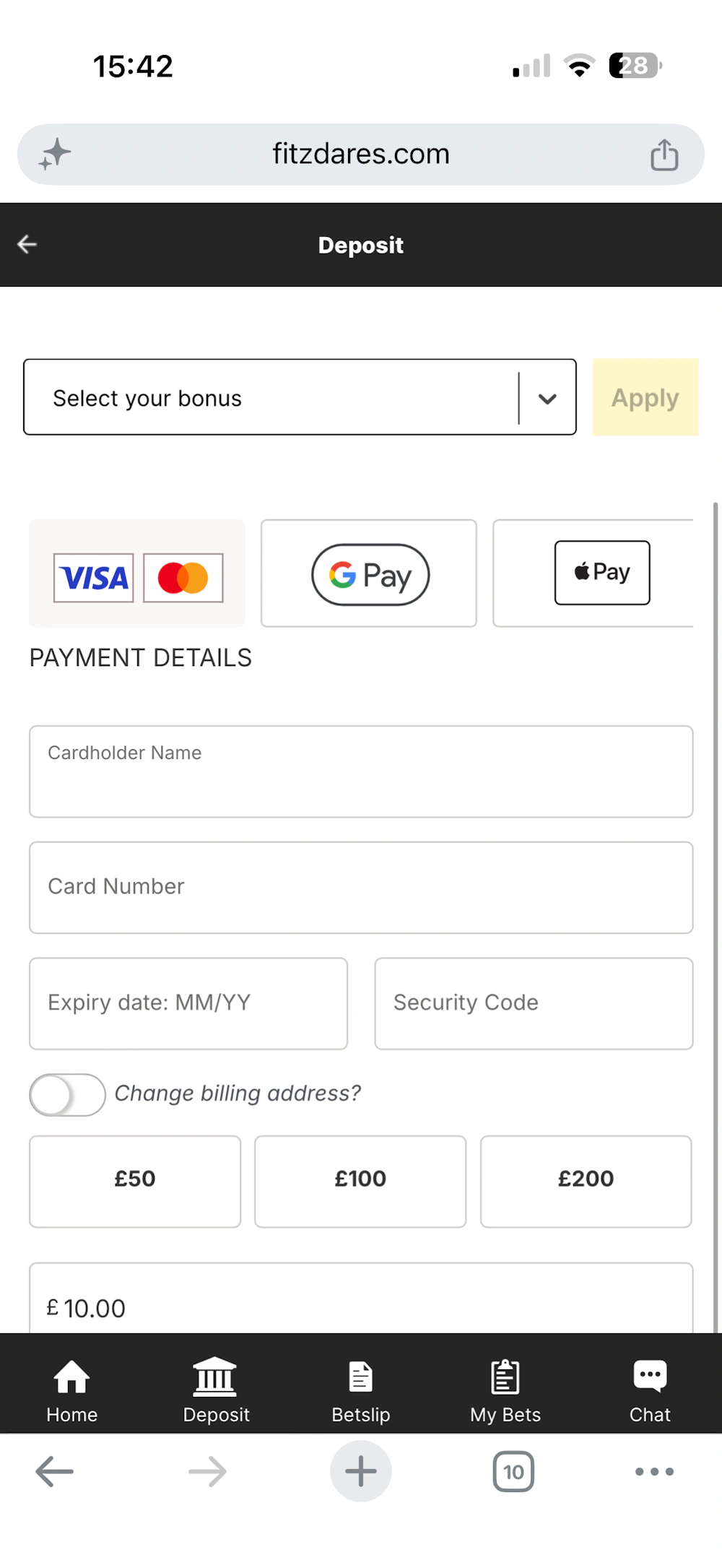 fitzdares-payments