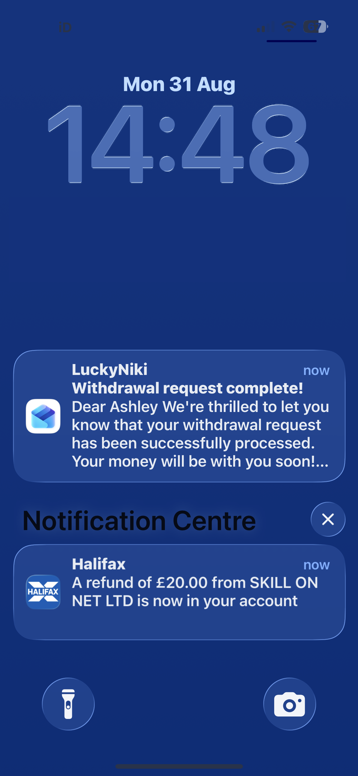lucky niki visa withdrawal test completed