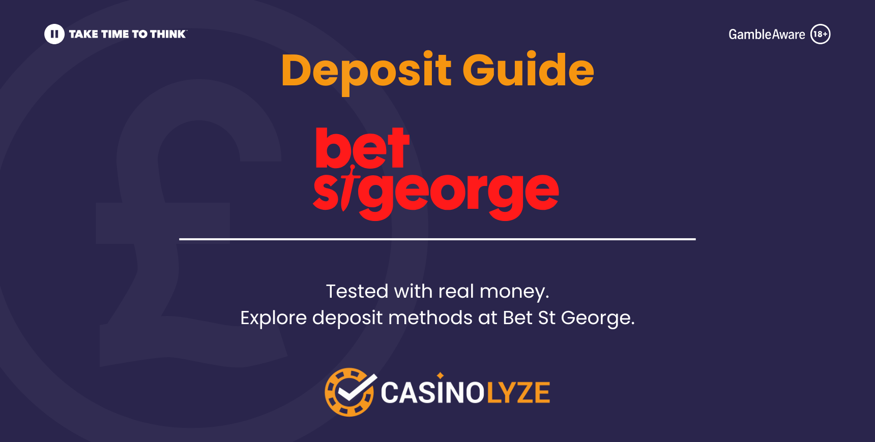 Bet St George deposit guide