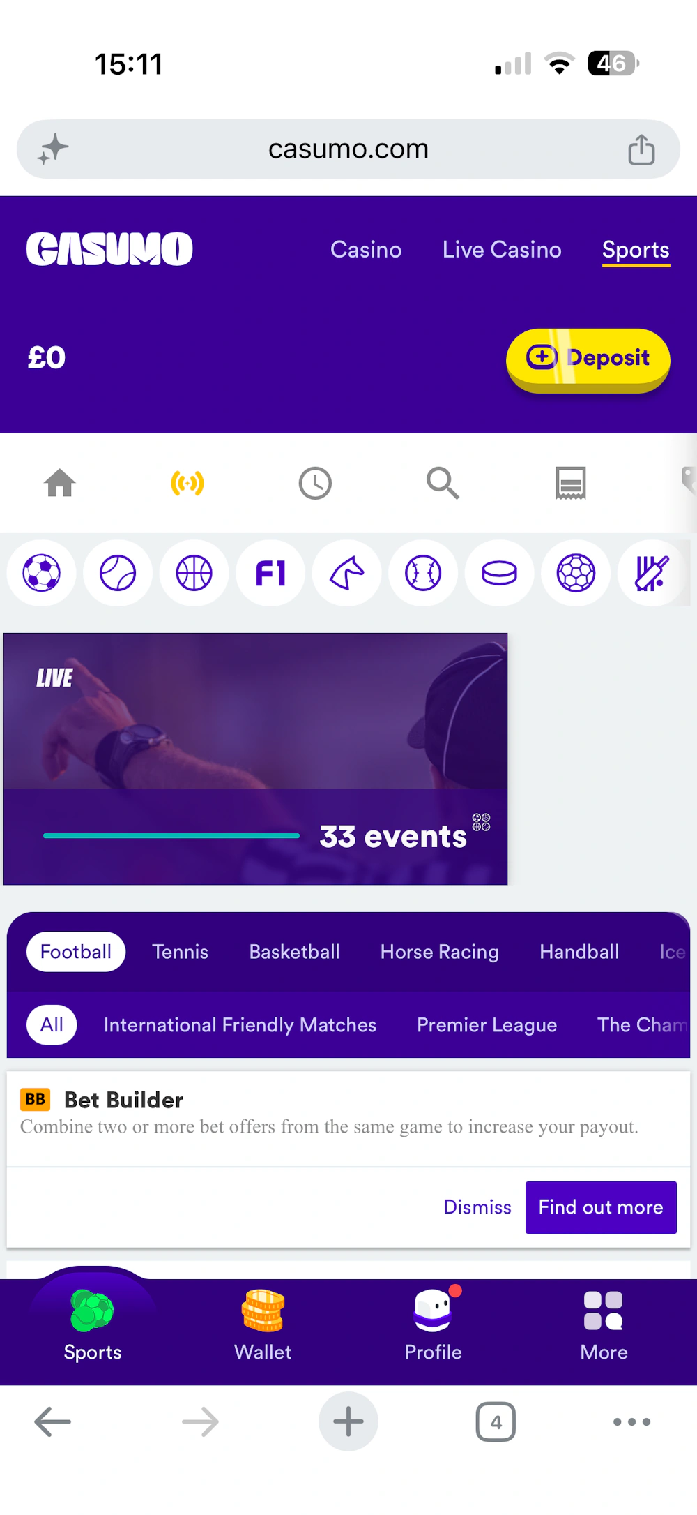 Casumo-sportsbook