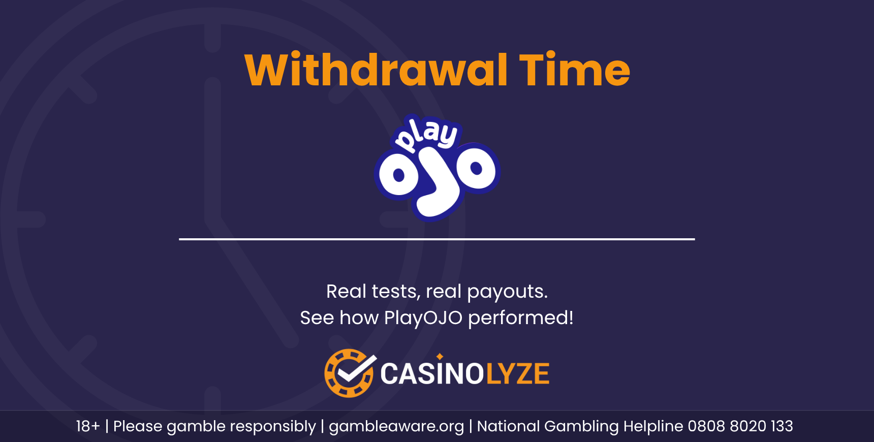 PlayOJO withdrawal time guide