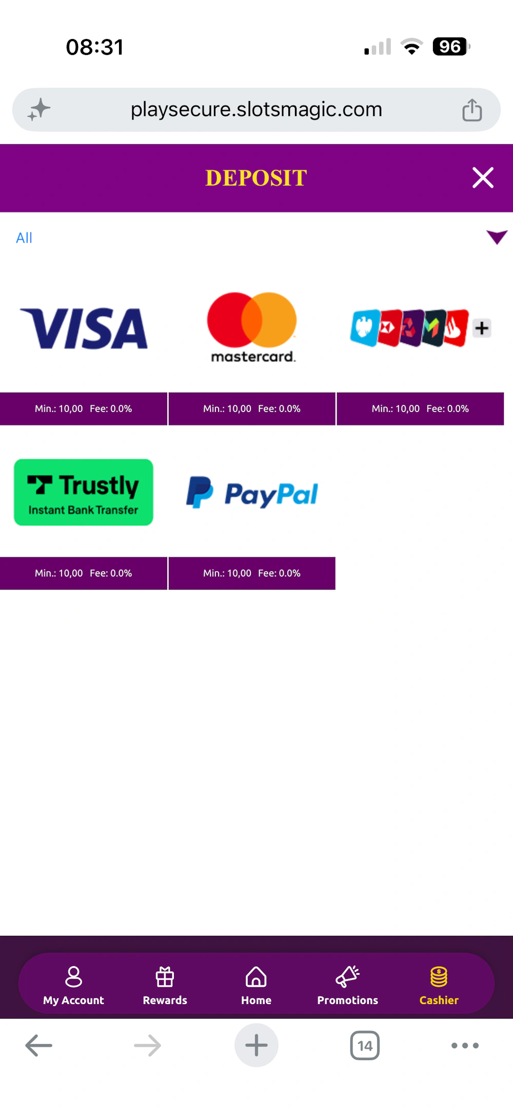 slotsmagic-payment-methods