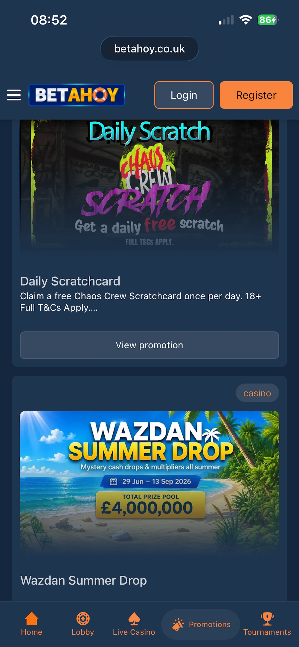 BetAhoy Promo